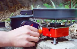 اجاق گاز مسافرتی تاشو با سیستم جرقه زن