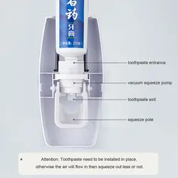 دستگاه خمیردندان اتوماتیک و جا مسواکی