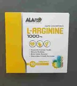 ویال ال آرژنین 1000 میلی گرم آلامو 10 عدد-آناناس