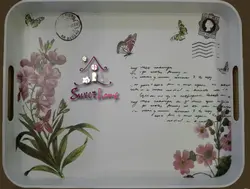 سینی ملامین طرح سنبل