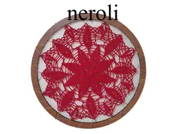 دیوارکوب قلاب بافی با نخ مرسریزه کد L02