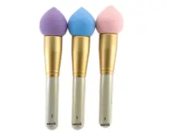 پد آرایشی مدل اشکی دسته دار