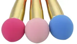 پد آرایشی مدل اشکی دسته دار