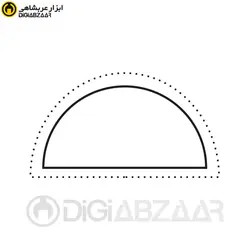سوهان مهندسی نیم گردمتوسط 350 میل ایران پتک مدل PB40352