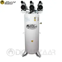 کمپرسور باد 250 لیتری ایستاده سایلنت 3 موتوره 6 سیلندر عربشاهی مدل DGA20803