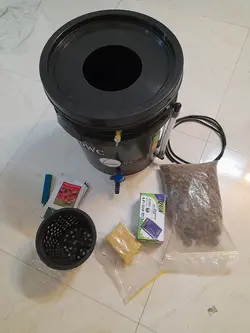 پکیج کامل سطل هیدروپونیک DWC