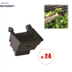 گلدان دیوار سبز (24 عدد)