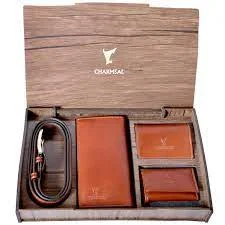 ست کیف و کمربند چهارتیکه چرم سال