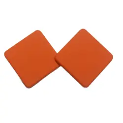 گوشواره مربعی رنگی کد EA015
