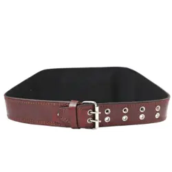 کمربند ورزشی 15 سانت چرم طبیعی کد D4