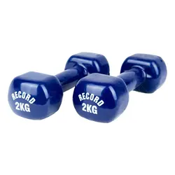 دمبل ایروبیک بانوان روکش‌ دار 2 کیلوگرمی رکورد مدل New - دو عددی