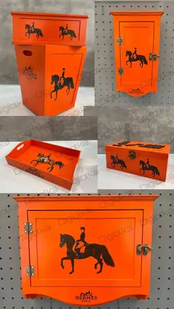 ست اکسسوری هرمس نارنجی