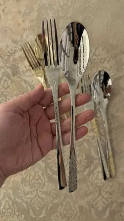 سرویس قاشق چنگال 30 نفره استیل