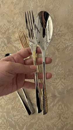 سرویس قاشق چنگال 30 نفره استیل