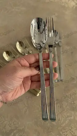 سرویس قاشق چنگال 30 نفره استیل