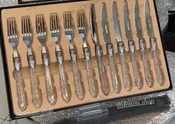 کارد و چنگال دسته اکرولیک وارداتی