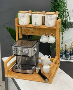 ست استند اسپرسو و بانکه قاشق دار پارمین
