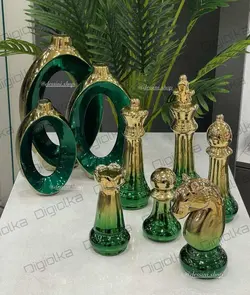 ست گلدان سه سایز زئوس و شطرنج بزرگ