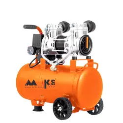 کمپرسور (پمپ باد) 30 لیتری سایلنت 2 سیلند مکس مدل KB30