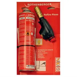 فندک اتمی تورچ Rofire Piezo همراه با کپسول جوشکاری مولتی گاز 300 روتنبرگر آلمان