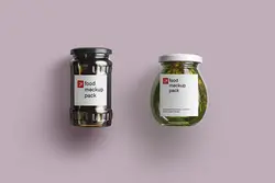 موکاپ شیشه مربا