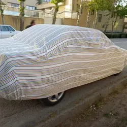 چادر ماشین نخی پشت کرکی مخصوص دنا (داخل پنبه ای، ضد خش و مقاوم به آفتاب)