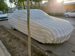 چادر ماشین نخی پشت کرکی مخصوص جک جی 4 ( J4 ) (داخل پنبه ای، ضد خش و مقاوم به آفتاب)