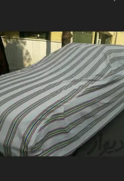 چادر ماشین نخی پشت کرکی مخصوص توسان (داخل پنبه ای، ضد خش و مقاوم به آفتاب)