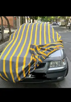 چادر ماشین نخی پشت کرکی مخصوص کاپرا (داخل پنبه ای، ضد خش و مقاوم به آفتاب)