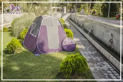 چادر مسافرتی ضد آب 12 نفره مکعبی کلبه ای (سقف عریض با فضای بزرگ و ارتفاع بلند ، جنس برنو برزنتی)