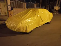 چادر ماشین ضد آب سبک جنس شمعی سبک (پشت نقره ) مخصوص مزدا تری نیو ( مزدا 3 نیو )(تیپ 2و3و4 )
