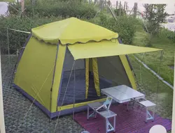 چادر مسافرتی و کوهنوردی 12 نفره اتوماتیک چتری سایه بان دار دوپوش