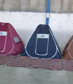 چادر مسافرتی ضد آب 6 نفره جنس برنو برزنتی ( با پنجره طرح ایتالیایی )