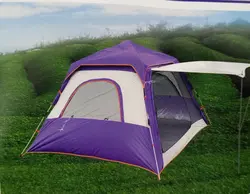 چادر مسافرتی و کوهنوردی 4 نفره اتوماتیک چتری سایه بان دار دوپوش