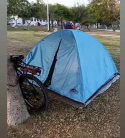 چادر مسافرتی 6 نفره عصایی ( میله ای) زرمات دوپوش ( با کیفیت و مخصوص کوهنوردی و یا مسافرت )