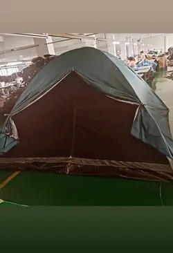 چادر مسافرتی ۸ نفره عصایی ( میله ای) زرمات دوپوش ( با کیفیت و مخصوص کوهنوردی و یا مسافرت )