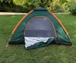 چادر کوهنوردی و مسافرتی ضد آب اتوماتیک 4 نفره نقابدار ( 2 نفر خواب)( چتری یا نیلوفری )