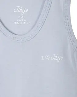 بادی رکابی نوزادی کد 8002 رنگ آبی