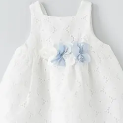 پیراهن و شورت و تل گل کد 13162 رنگ سفید