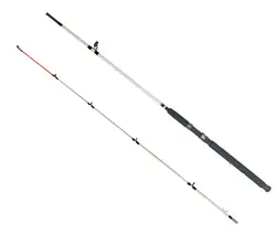 چوب ماهیگیری دو تکه شیشه ای سیم بکسل دار کروکودیل ۲۱۰