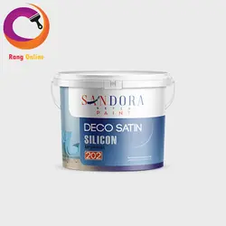 رنگ اکریلیک نیمه براق دکو ساتین کد 202 ساندورا گالن