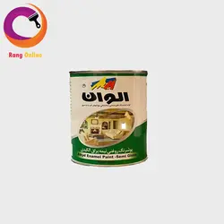 رنگ روغنی نیمه براق 115 ماسه سنگ چاپ سبز الوان یک کیلویی