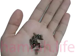 پرچ زیر و رو  یک رو  کف 9 پایه 9 زرد قلم