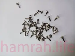 پرچ زیر و رو کف 9 (بلک نیکل) پایه 12 (کروم) یک رو