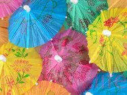 چتر خلالی ( فانتزی ) بسته 6 عددی