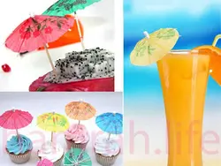 چتر خلالی ( فانتزی ) بسته 6 عددی