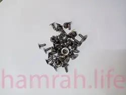 پرچ  زیرو رو کف12 میلی متر پایه 9 میلیمتر بلک نیکل یک رو
