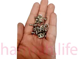 پرچ زیر و رو یک رو کف 12 پایه 9 میلیمتر کروم