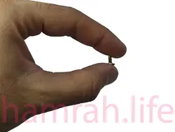 پرچ زیرورو یک رو کف 6 پایه 7 میلی متر طلایی