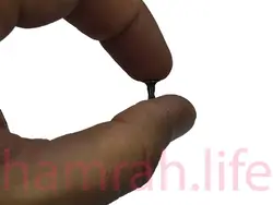 پرچ زیر و رو یک رو کف 6 پایه 6 میلی متر رنگ زرد قلم